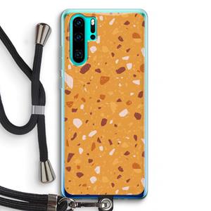 CaseCompany Terrazzo N°24: Huawei P30 Pro Transparant Hoesje met koord