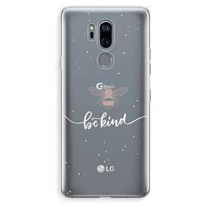 CaseCompany Be(e) kind: LG G7 Thinq Transparant Hoesje