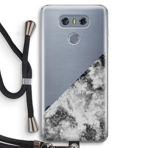 CaseCompany Onweer: LG G6 Transparant Hoesje met koord