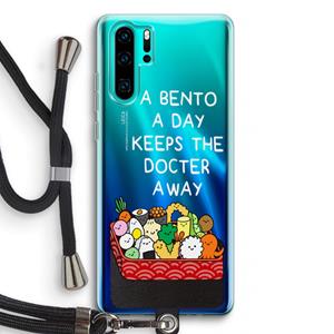 CaseCompany Bento a day: Huawei P30 Pro Transparant Hoesje met koord