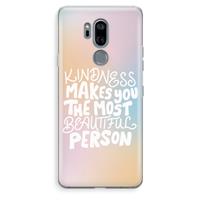 CaseCompany The prettiest: LG G7 Thinq Transparant Hoesje
