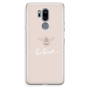 CaseCompany Be(e) kind: LG G7 Thinq Transparant Hoesje
