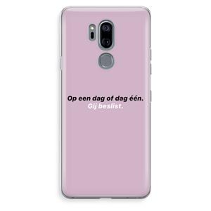 CaseCompany gij beslist: LG G7 Thinq Transparant Hoesje
