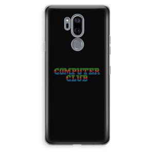CaseCompany Retro: LG G7 Thinq Transparant Hoesje