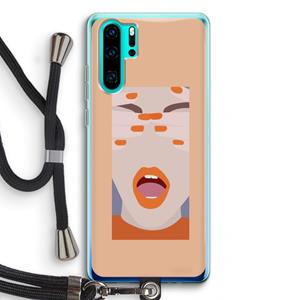 CaseCompany Surprise: Huawei P30 Pro Transparant Hoesje met koord