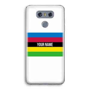 CaseCompany WK Wielrennen: LG G6 Transparant Hoesje