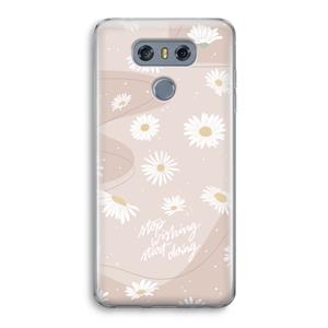 CaseCompany Daydreaming becomes reality: LG G6 Transparant Hoesje