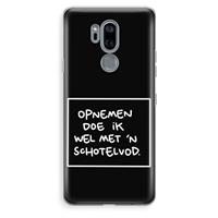 CaseCompany Schotelvod: LG G7 Thinq Transparant Hoesje