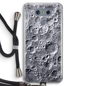 CaseCompany Maanlandschap: LG G6 Transparant Hoesje met koord