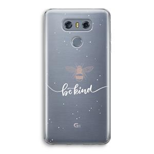 CaseCompany Be(e) kind: LG G6 Transparant Hoesje