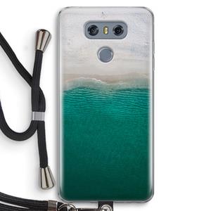CaseCompany Stranded: LG G6 Transparant Hoesje met koord