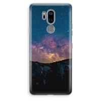 CaseCompany Travel to space: LG G7 Thinq Transparant Hoesje