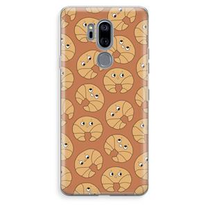 CaseCompany Croissant: LG G7 Thinq Transparant Hoesje
