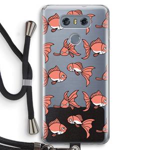 CaseCompany Blub: LG G6 Transparant Hoesje met koord