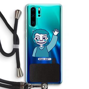 CaseCompany Zwaai: Huawei P30 Pro Transparant Hoesje met koord