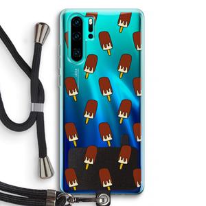 CaseCompany Yummy: Huawei P30 Pro Transparant Hoesje met koord