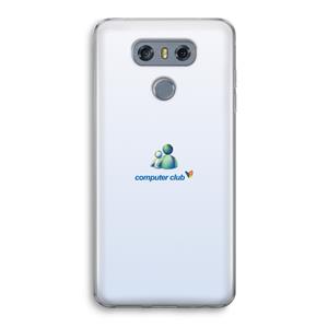 CaseCompany MSN: LG G6 Transparant Hoesje