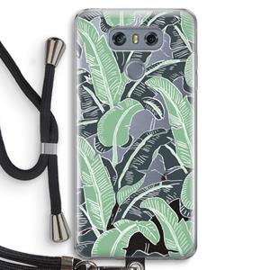 CaseCompany This Sh*t Is Bananas: LG G6 Transparant Hoesje met koord