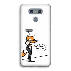 CaseCompany GSM secure: LG G6 Transparant Hoesje