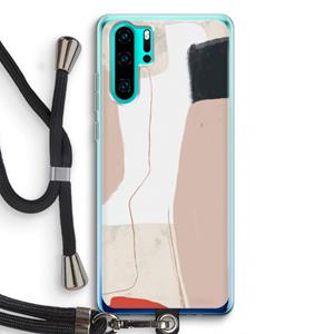 CaseCompany Lava: Huawei P30 Pro Transparant Hoesje met koord