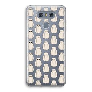 CaseCompany Uilen: LG G6 Transparant Hoesje