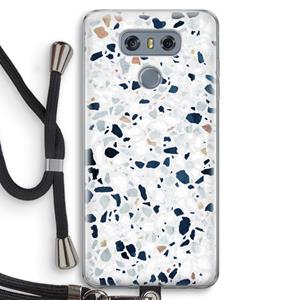 CaseCompany Terrazzo N°1: LG G6 Transparant Hoesje met koord
