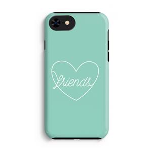 CaseCompany Friends heart pastel: iPhone 7 Tough Case