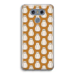 CaseCompany Uilen: LG G6 Transparant Hoesje