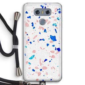 CaseCompany Terrazzo N°6: LG G6 Transparant Hoesje met koord