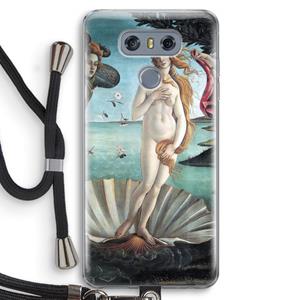 CaseCompany Birth Of Venus: LG G6 Transparant Hoesje met koord