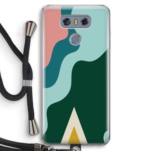 CaseCompany Noor B: LG G6 Transparant Hoesje met koord