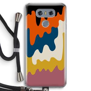 CaseCompany Baar A: LG G6 Transparant Hoesje met koord