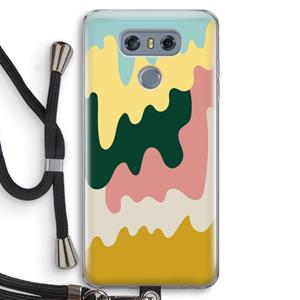 CaseCompany Baar B: LG G6 Transparant Hoesje met koord