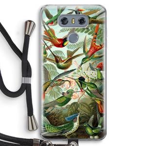 CaseCompany Haeckel Trochilidae: LG G6 Transparant Hoesje met koord