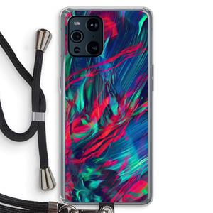 CaseCompany Pilgrims Of The Sea: Oppo Find X3 Pro Transparant Hoesje met koord