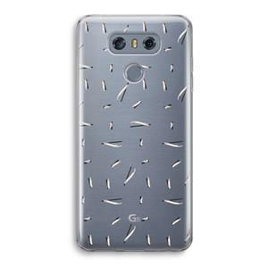CaseCompany Hipster stripes: LG G6 Transparant Hoesje
