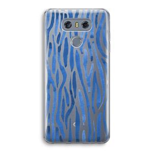 CaseCompany Blauwe nerven: LG G6 Transparant Hoesje