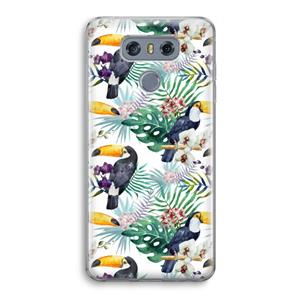 CaseCompany Tukans: LG G6 Transparant Hoesje