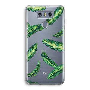 CaseCompany Lange bladeren: LG G6 Transparant Hoesje
