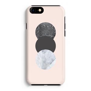 CaseCompany Marmeren cirkels: iPhone 7 Tough Case