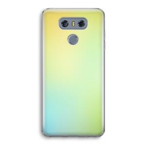 CaseCompany Minty mist pastel: LG G6 Transparant Hoesje