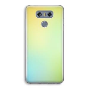 CaseCompany Minty mist pastel: LG G6 Transparant Hoesje