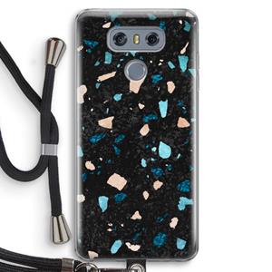 CaseCompany Terrazzo N°11: LG G6 Transparant Hoesje met koord