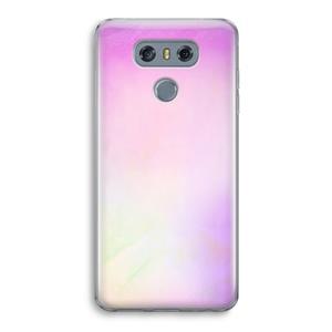 CaseCompany Flow mist pastel: LG G6 Transparant Hoesje