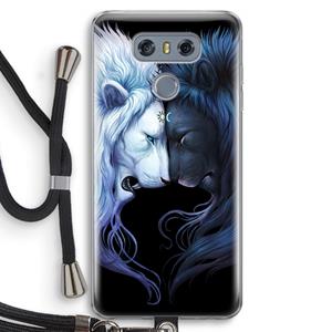 CaseCompany Brotherhood: LG G6 Transparant Hoesje met koord