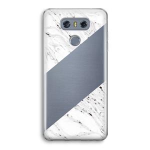 CaseCompany Biggest stripe: LG G6 Transparant Hoesje