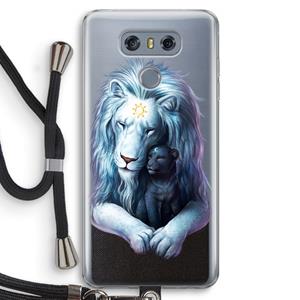 CaseCompany Child Of Light: LG G6 Transparant Hoesje met koord