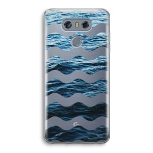 CaseCompany Oceaan: LG G6 Transparant Hoesje