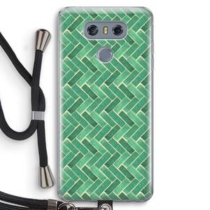 CaseCompany Moroccan tiles 2: LG G6 Transparant Hoesje met koord