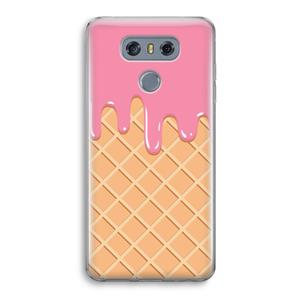 CaseCompany Ice cream: LG G6 Transparant Hoesje